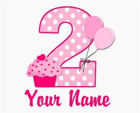 2nd Birthday Clipart Pink 10 Free Cliparts Download Images On