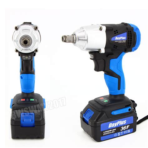 High Torque Powerful Cordless Impact Wrench Car Tire Lug Nut Removal