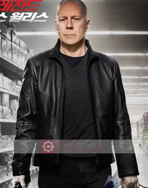 Buy Red 2 Bruce Willis Leather Jacket Frank Moses Jacket