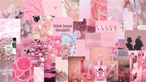 Pink Aesthetic Background Laptop Kawaii Pink Aesthetic Hd Wallpaper
