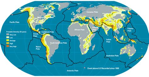 Global Plate Tectonics And Seismic Activity The Geography Of