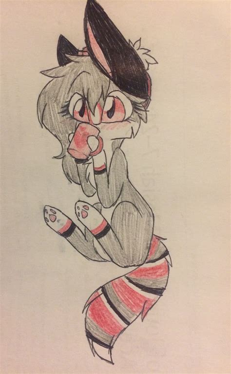 Most animes have cats that appear note: I just drew a random cat. Should I make it an OC? I only had a black pen, red colored pencil ...