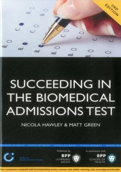 Download⚡ Succeeding In The Biomedical Admissions Test Bmat Entry