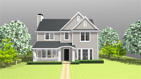 Small Suburban Home W Fbx Buy Royalty Free 3d Model By Metaroy