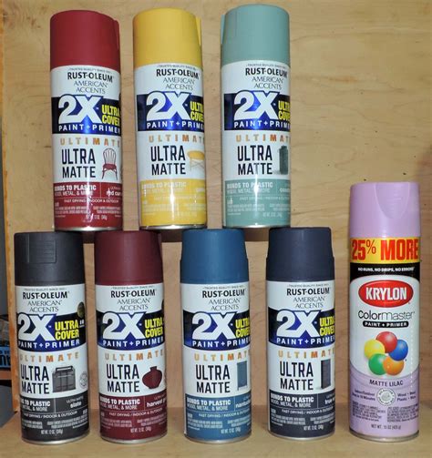 New Rustoleum Matte Spray Paints Yaktribegames