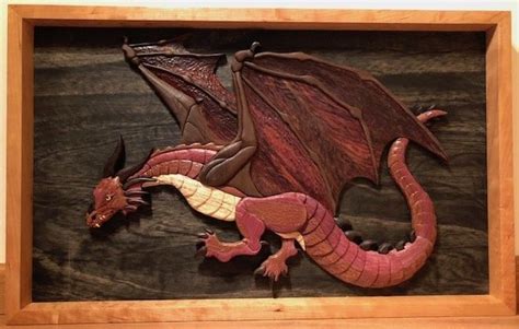 Dragon Intarsia By Jim ~ Woodworking Community