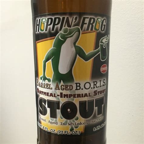 Hoppin Frog Brewery Barrel Aged Boris Repurposed