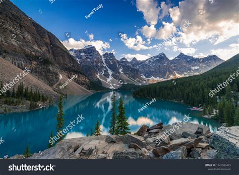 Morraine Lake Sunset Canada Stock Photo 1141503473 Shutterstock