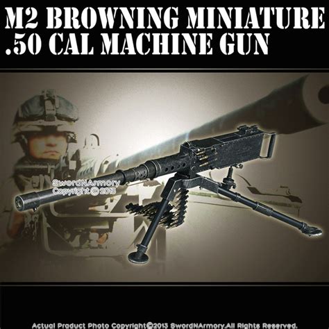 M2 Browning Miniature 50 Cal Machine Gun Replica Model