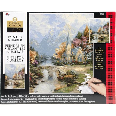 Buy Plaid Paint By Number Kit 21794 Thomas Kinkade Hyde Street And The