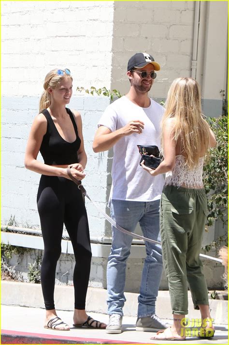 Patrick Schwarzenegger Dines Out With Abby Champion After A Soulcycle Workout Photo 3708447