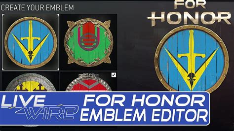 For Honor Player Emblem Creation All Viking Knight Samurai Symbol