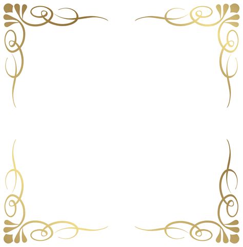 Decorative Border PNG Transparent Free Images | PNG Only