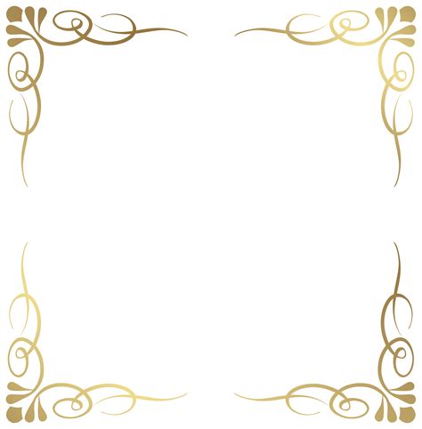 Decorative Border Png Transparent Decorative Borderpng