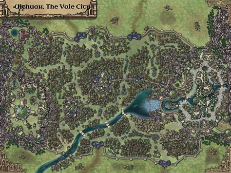 Ulthuan The Vale City Inkarnate Create Fantasy Maps Online