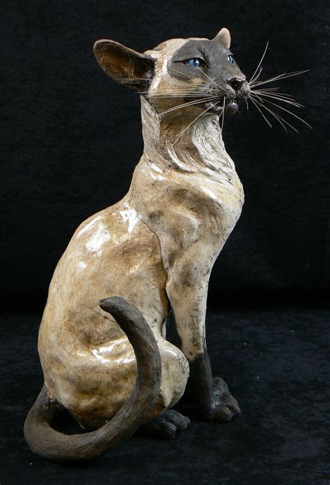 Siamese Cat Statue Animal Sculptures Siamese Cats