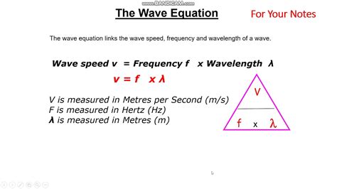 The Wave Equation Youtube