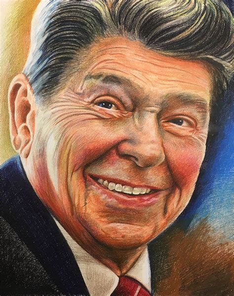 Ronald Reagan Portrait Photograph By Robert Korhonen Fine Art America