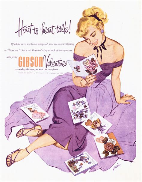 Vintage Girl With Postcards Póster Retro Ilustración Clásica