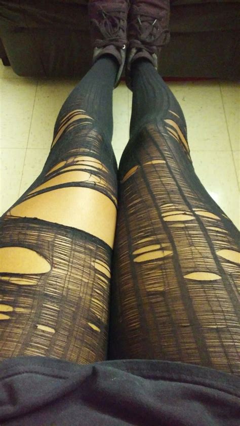 Ripped Tights Ripped Tights Halloween Tights Ripped Tights Outfit