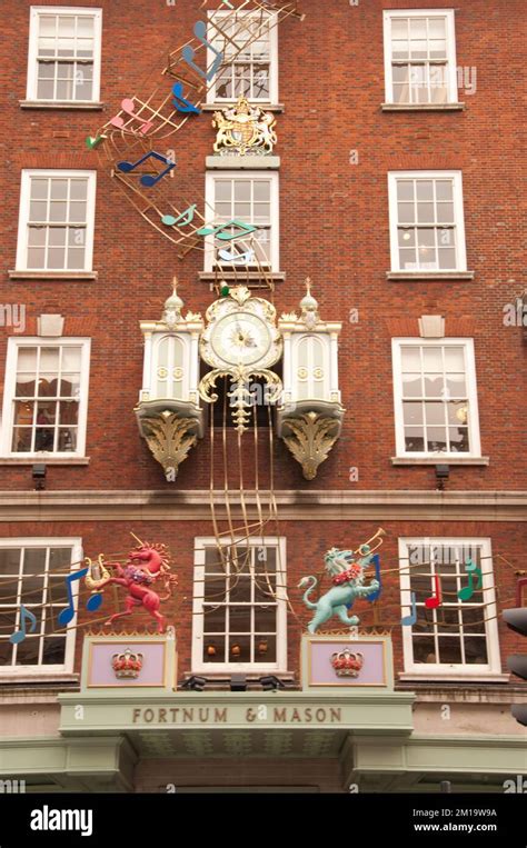 Fortnum And Masons Piccadilly Mayfair London Uk One Of Londons