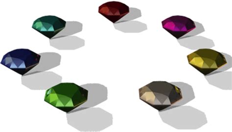 Chaos Emeralds Chaos Emeralds 3d Png Free Transparent Png Download