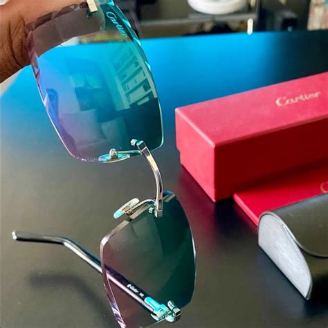 Cartier Accessories Cartier Glasses With Custom Diamond Cut Lenses