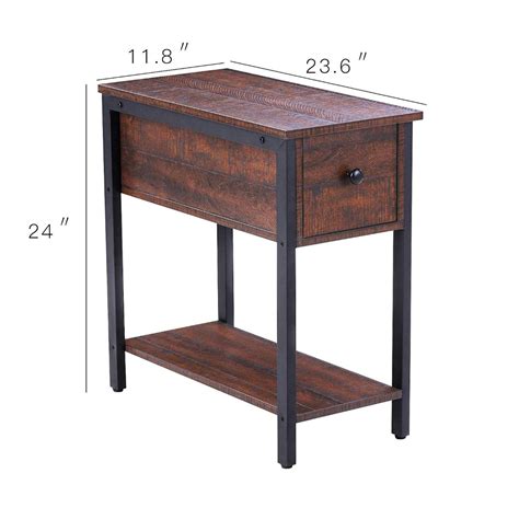 Create a modern space with our collections of designer home furnishings. Amazon.com: HOOBRO Side Table, 2-Tier Nightstand with Drawer, Narrow End Table for Small Spaces ...