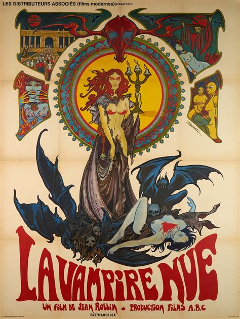 Vintage Poster La Vampire Nue Un Film De Jean Rollin Galerie