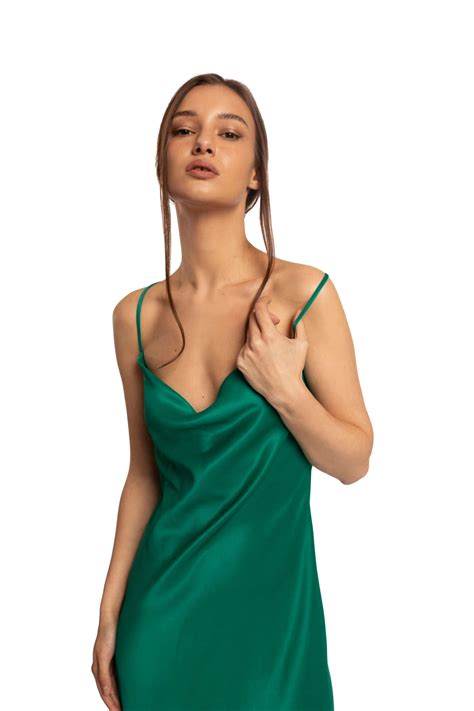 Emerald Green Slip Dress Teadore P Teadore Bg