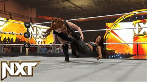 WWE 2K23 NXT ISLA DAWN W ALBA FYRE VS KATANA CHANCE W KAYDEN CARTER