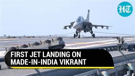 Watch How India S Tejas Landed On INS Vikrant For The First Time Desi