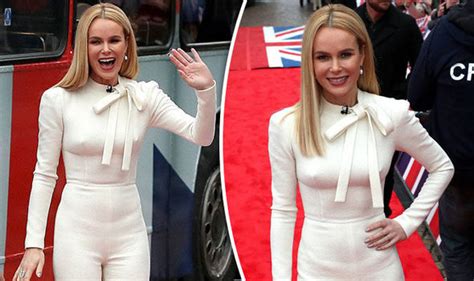 Amanda Holden Flashes Nipples In Jumpsuit At Britains Got Talent