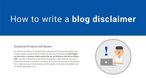 How To Write A Disclaimer For A Blog How To Write Blog Posts That