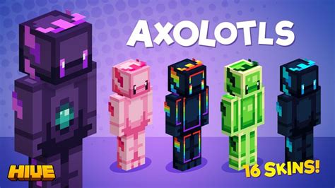 Axolotls By The Hive Minecraft Skin Pack Minecraft Marketplace Via