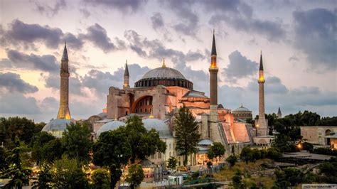 Hd wallpapers and background images. Ayasofya Mosque, Istanbul Turkey 1920x1080 : wallpaper