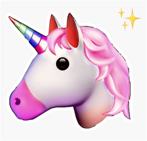 Unicorn Icon Stickers Unicornlove Transparent Background Emoji