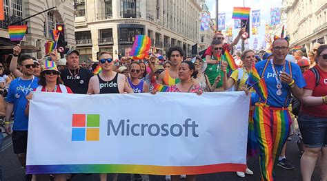 microsoft at pride in london 2018 in pictures