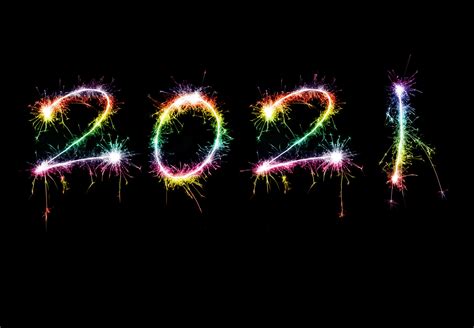 Photo Of New Years 2021 Sign In Pride Colors Free