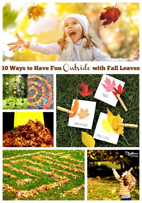 Outdoor Fall Leaf Activities For Kids 11 Ways To Play With Leaves