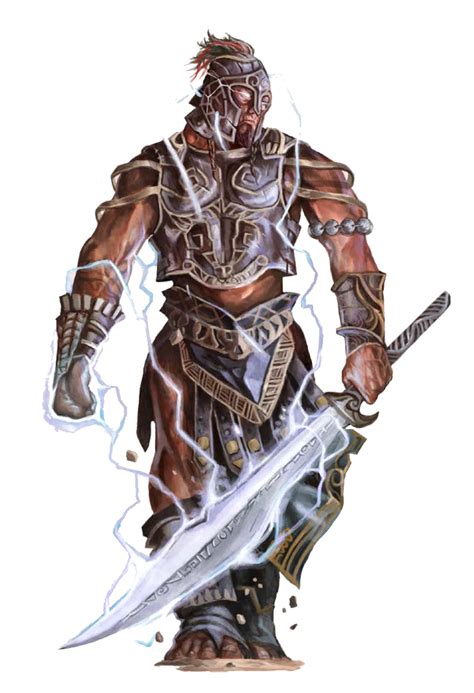 Male Storm Giant Fighter Pathfinder Pfrpg Dnd Dandd 35 5th Ed D20
