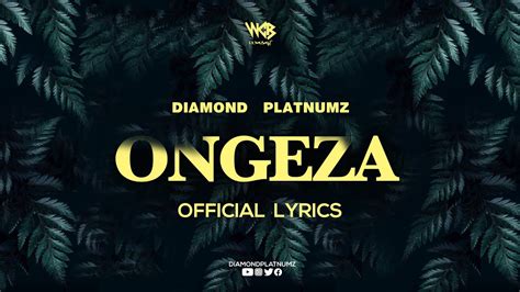 Lyrics Diamond Platnumz Ongeza Dj Mwanga
