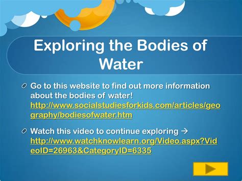 Ppt Bodies Of Water Powerpoint Presentation Free Download Id5217703