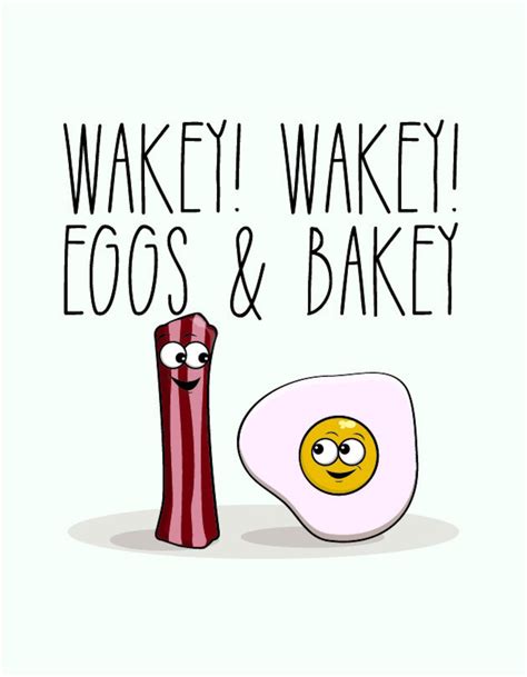 Wakey Wakey Eggs And Bakey Home Decor Kitchen Breakfast Etsy