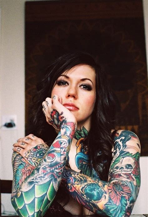 Pin On ♥ Inked Brunettes ♥
