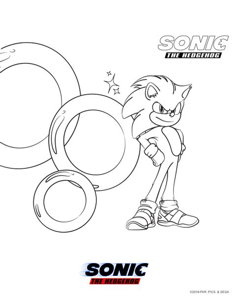 Get 23 Dibujos De Sonic La Pelicula Para Colorear E Imprimir