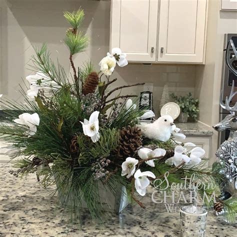 Diy Winter Floral Arrangement Video Southern Charm Wreaths