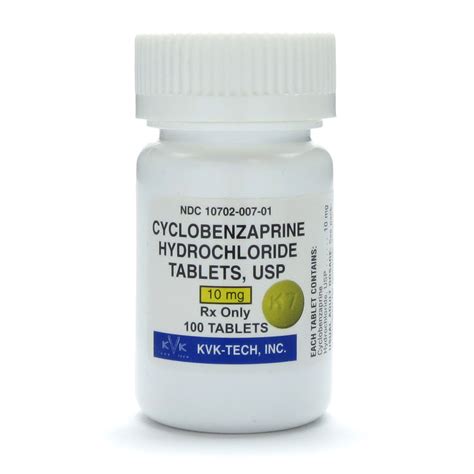 Cyclobenzaprine HCl, 10mg, 100 Tablets/Bottle | McGuff Medical Products