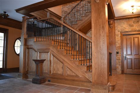 Classic Straight Staircase Artistic Stairs Southern