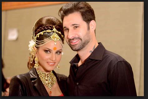 Indian Film Actress And Ex Pornstar Sunny Leone And Her Husband Daniel